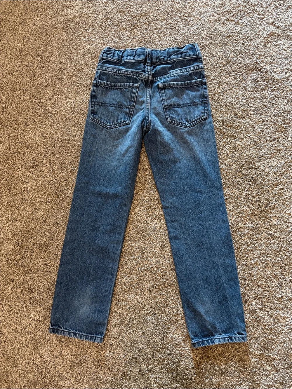 The Children's Place Boys Dark Blue Straight-Leg Jeans Size 7S